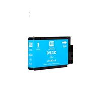 WEIYAOYAOWH Cartouche d'encre 953XL Compatible avec Les imprimantes Office eJet Pro 7720, 7730, 7740, 8210 et 8218 (Noir, CMJN).(Cyan)