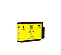 WEIYAOYAOWH Cartouche d'encre 953XL Compatible avec Les imprimantes Office eJet Pro 7720, 7730, 7740, 8210 et 8218 (Noir, CMJN).(Yellow)