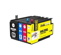 WEIYAOYAOWH Cartouche d'encre Compatible 963XL 963 for Offic-eJet Pro 9010 9012 9013 9014 9015 9016 9019 9020 9022 9023 9025 9026(1 Set)