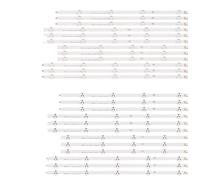 WEIYAOYAOWH Lot de 12 bandes LED for 47" ROW2.1 6916L-1174A 6916L-1175A 6916L-1176A 6916L-1177A AGF78400801 47LA620S 47LN5758 47LN519C(Replace)