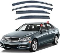 WeiYH Deflecteur vitre Voiture pour Mercedes E Class I MK4-W212 2010-2015, Réduction du Bruit et des turbulences, Déflecteurs de fenêtre latérale Robustes