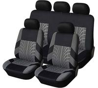 WeiYH Voiture Ensembles de Housses de Siège pour Hyundai Tucson (2015-2020), Imperméable Anti-Rayures Respirant Protection Quatre Saisons Voiture,Grey/E