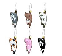 Weiyidea 6pcs Enfile Aiguille en Forme De Chat pour La Cou-tu-re À La Main, Outil Enfile-Aiguille À Main pour Le Matelassage, La Cou-tu-re, Quilting, L'artisanat De Bricolage