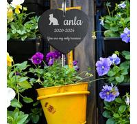 WEIYOUDP Pierres commémoratives personnalisées pour animaux de compagnie, en mémoire du chien ou du chat, cadeau de condoléances pour perte d'animal de compagnie, cadeau commémoratif personnalisé pour