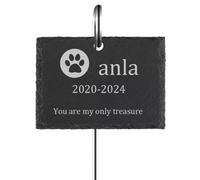 WEIYOUDP Pierres commémoratives personnalisées pour animaux de compagnie, en mémoire du chien ou du chat, cadeau de condoléances pour perte d'animal de compagnie, cadeau commémoratif personnalisé pour