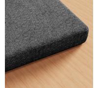 WEIZERO Coussin de Banc sur Mesure 60 x 122 cm Fond Antidérapant Coussin de Banc Plusieures Tailles et Couleurs à Choisir pour de Terrasse Balcon Banquette, Gris Foncé