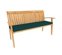 WEIZERO Imperméables Coussins de Meubles de Jardin 30 x 144 cm Coussin Antidérapant Doux Lavable Coussin D'Assise sur Mesure Lavable pour Canapés Extérieur et Bancs de Jardin, Vert