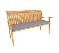 WEIZERO Imperméables Coussins de Meubles de Jardin 35 x 52 cm Coussin Antidérapant Doux Lavable Coussin D'Assise sur Mesure Lavable pour Canapés Extérieur et Bancs de Jardin, Gris Clair