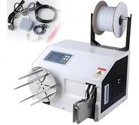 WEIZIIA Machine à ligaturer Les Aliments, scelleuse à Fil doré, Machine Automatique pour emballages de 0,19 à 1,18 Pouce de diamètre, écran Tactile de 4,3 Pouces, pour Aliments, Pain, confiseries B