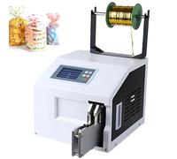 WEIZIIA Machine à ligaturer Les Aliments, scelleuse à Fil doré, Machine Automatique pour emballages de 0,19 à 1,18 Pouce de diamètre, écran Tactile de 4,3 Pouces, pour Aliments, Pain, confiseries A