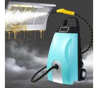 WEIZIIA Nettoyeur Vapeur Haute température, Chauffe en 15 Secondes, réservoir de 3,5 L, Puissance de 2500 W, Portable et fourni avec 6 Accessoires. Idéal pour la Maison, la Voiture, Les saletés Blue