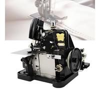 WEIZIIA Surjeteuse 250 W, Machine à Coudre surjeteuse 3000 Points par Minute avec 3 Types de Points - Longueur de Point réglable pour Ourlets et Couture Black