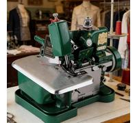 WEIZIIA Surjeteuse électrique Portable pour la Maison, 3000 Points/Min, avec 3 Points de Couture et d'ourlet. Green