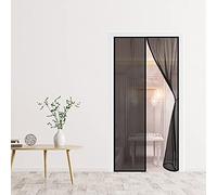 WEIZON Porte Moustiquaire,100 x 215 cm,empêche Les Insectes de rentrer,comme Les moustiques,Les Mouches - pour Les balcons,Les Portes coulissantes,à l'intérieur et à l'extérieur(Noir)