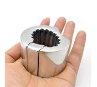 WEJFHBCOV Anneau pénien en acier inoxydable SM, anneau de testicule, pénis lourd, testicule, extenseur de testicule, extenseur de scrotum, poids des testicules, jouet sexuel for hommes et couples