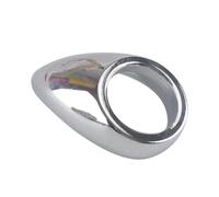 WEJFHBCOV Anneau pénien SM en acier inoxydable, 3 tailles, anneau for testicules, extenseur de testicules, BDSM, anneaux péniens en métal, pendentif scrotum, jouets sexuels for hommes et couples(40mm)