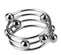 WEJFHBCOV Anneau pénien SM en acier inoxydable, anneau de testicule, bijoux de pénis, anneau pénien, anneau de gland, jouets sexuels retardés for hommes couples
