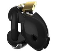 WEJFHBCOV Cage de chasteté SM en silicone souple avec anneau pénien réglable en 3 tailles, ensemble de bondage BDSM, jouets sexuels for hommes et couples(A)