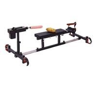 WEJFHBCOV Chaise sexuelle réglable SM avec barre d'écartement et gode, machine sexuelle, menottes, menottes aux chevilles, pilori au sol, jouets sexuels for couples hommes et femmes