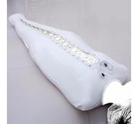 WEJFHBCOV Combinaison de bondage en cuir BSDM, ensemble sexuel, camisole de force, jouets BDSM, costumes for hommes et femmes, vêtements sexuels(White,L)