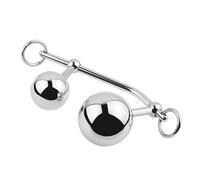 WEJFHBCOV Crochet anal SM en acier inoxydable, perles anales avec anneau pénien, extenseur de testicules, crochet anal en métal BDSM, chaîne anale, jouet sexuel for couples hommes et femmes