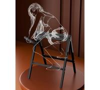 WEJFHBCOV Ensemble de bondage BDSM for couples, chaise sexuelle avec menottes, menottes aux chevilles, outil de punition, meubles de chaise sexuelle BDSM for couples, jouets sexuels d'entraînement