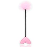 WEJFHBCOV Fouet à plumes SM, conception double face, léger et facile à utiliser, portable et stockable, adapté à l'interaction en couple et aux jeux de rôle(Rose)