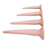 WEJFHBCOV Gode anal conique en silicone SM 4 tailles, gode super long avec ventouse, for femmes et hommes, pénis, point G, vagin, prostate, anus, dilatateur(XL)