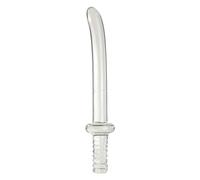 WEJFHBCOV Gode anal en cristal for sexe anal, masturbateur point G, masseur de prostate, jouets sexuels for hommes et femmes(1.6cm)