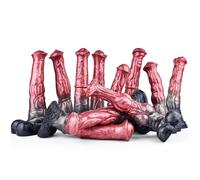WEJFHBCOV Gode cheval SM, gode géant XXL avec ventouse puissante, gros pénis, gode cheval en silicone, point G, prostate, jouet sexuel for hommes et femmes(5118)