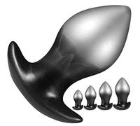 WEJFHBCOV Gode en silicone souple avec design dégradé, base de poignée en forme de T, accessoires sexuels SM adaptés aux couples et aux femmes, plusieurs styles disponibles(S+M+L+XL)