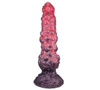 WEJFHBCOV Gode tentaculaire extra long de 25 cm avec ventouse, en silicone souple, for massage anal et fantaisie. Convient aux femmes et aux couples.