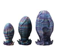 WEJFHBCOV Godemiché œuf serpent avec ventouse XL, 3 tailles, godemiché anal monstrueux en silicone, jouet sexuel de massage, convient aux femmes et aux couples(S)