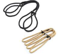 WEJFHBCOV Menottes SM en corde de coton, design ajustable, disponibles en 2 couleurs, en corde de chanvre. Accessoire sexuel for couples.(Gelb)