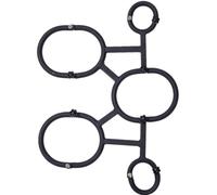 WEJFHBCOV Pilori de bondage SM avec menottes/collier et chevilles, contraintes de flirt for couple, banc de punition, ensemble de contraintes, jouets sexuels alternatifs for couples