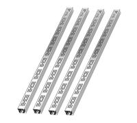 WEJNAOQI Kit de Drainage français en Acier Inoxydable - Système de Drainage Souterrain Efficace for allées, Jardins et allées.(5x3cm 4 Pcs)