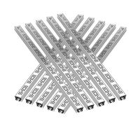 WEJNAOQI Kit de Drainage français en Acier Inoxydable - Système de Drainage Souterrain Efficace for allées, Jardins et allées.(7x5cm 10 Pcs)