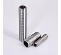 WEJNAOQI Raccord de Tuyau à Mamelon à Filetage Complet mâle BSPP en Acier Inoxydable 304, 1 pièce, for réservoir d'eau, Taille 1/4 "à 3/4", Longueur 50mm(0.75 in 50mm)