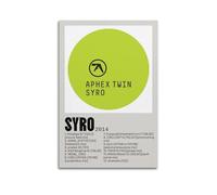 WEJWHHTHUU Aphex Twin Syro Poster Impression sur toile Esthétique Poster Art Moderne Peinture pour Salon 50 x 75 cm Sans Cadre