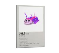 WEJWHHTHUU SOPHIE L.O.V.E. Affiches sur toile - Impression sur toile - Esthétique - Art moderne - Peinture pour salon - 60 x 90 cm - Style cadre