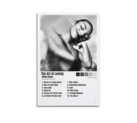 WEJWHHTHUU The Art of Loving - Impression sur toile d'Olivia Dean - Impression sur toile - Impression esthétique - Peinture pour salon - 20 x 30 cm - Style sans cadre