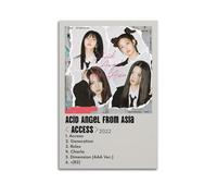 WEJWHHTHUU TripleS - Impression sur toile - Ange acide d'Asie - Impression sur toile - Impression esthétique - Peinture pour salon - 40 x 60 cm - Style sans cadre