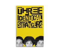 WEJWHHTHUU Trois étrangers identiques - Impression sur toile - Esthétique - Peinture d'art moderne pour salon - 30 x 45 cm - Style sans cadre