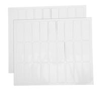 WEKADRIN 1 Jeu Étiquettes Magnétiques Effaçables Papier Enduit Pour Réfrigérateur Bureau Salle De Classe Autocollants Nom Réutilisables Et Amovibles Pour Organisation Et 54 Pièces