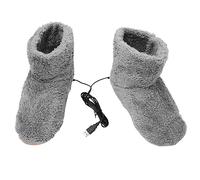 WEKADRIN 1 Paire De Chaussures Chaudes Chaussettes Chaudes Pour Hommes Pantoufles Chaudes Pour Hommes Bottes Sans Lacet Pantoufles Pour Hiver Pantoufles Pour Hommes Pied USB Chaussures