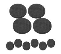 WEKADRIN 10 Pièces Feuille D'électrode en Graphite Isolation Thermique et Résistance Haute Température Rond Noir Haute Pureté pour Usage en Laboratoire et des Semi-conducteurs