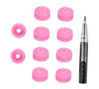 WEKADRIN 10 Pièces Lot de Couvre Poussière Manucure pour Embouts de Ponceuse Accessoire Manucure et Pédicure Protection Poussière pour Matériel Ongle Compatible avec Outils de Polissage