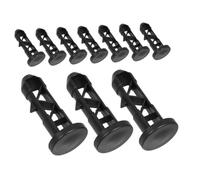 WEKADRIN 10 pièces Lot de Goupilles de Charnière Plastique pour Couvercle Poubelle Fixation Sécurisée pour Couvercles de Bacs à Ordures Extérieurs Installation Facile sans Outils