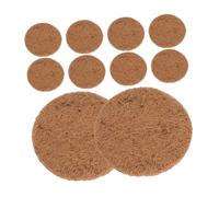 WEKADRIN 10 pièces Lot de Tapis Nidification Fibre Naturelle Doux pour Finches Poules et Accessoires Poulailler Coussin Anti-Fuite pour Nid Oiseaux et Animaux