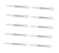 WEKADRIN 10 Pièces Pinceau à Silicone Réutilisable Étui Transparent Ensemble de Applicateurs pour Gloss et Masques